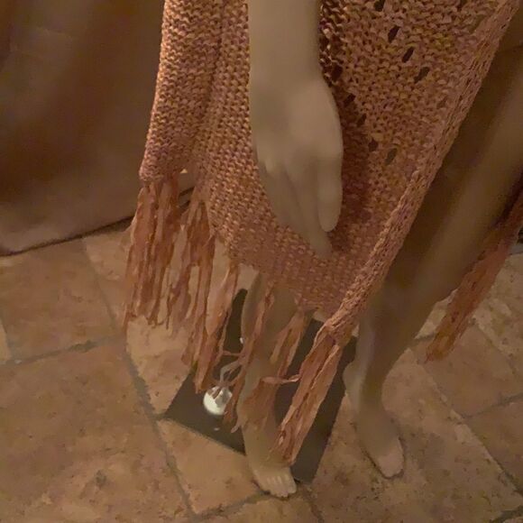 Vintage Fringe Vest Cover Up - Picture 4 of 14